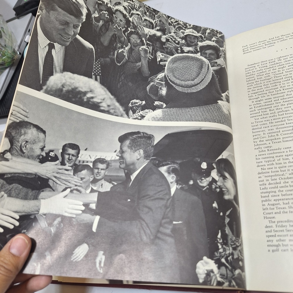 1963‎ The Torch Is Passed JFK Death Of President Hardcover Book Houston Post - Picture 4 of 11